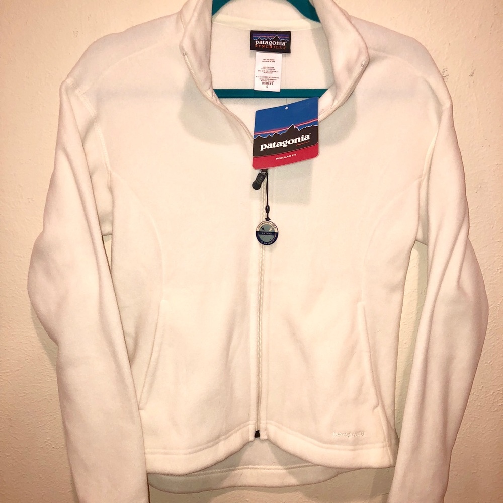 NWT Patagonia Ivory Fleece  Jacket